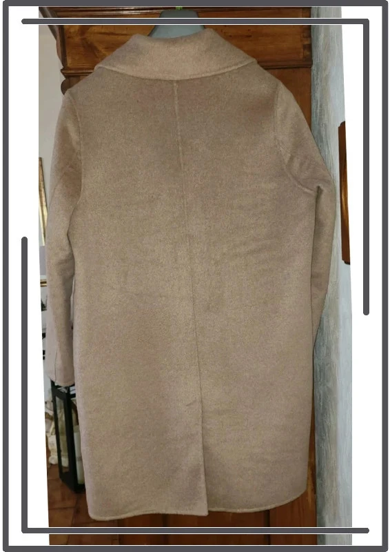 Abrigo de lana beige/marrón claro – Talla M (XS grande) - Nuevo – photo 4